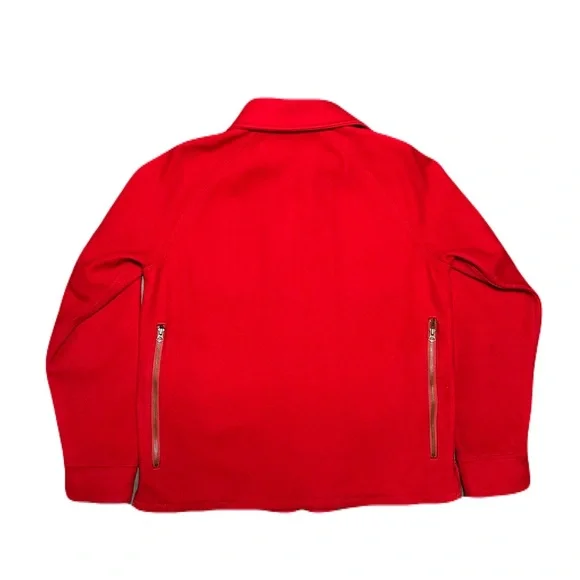 Vintage Polo Ralph Lauren Wool Mackinaw Cruiser Ski Togs Jacket Red Men’s Medium - Picture 3 of 12